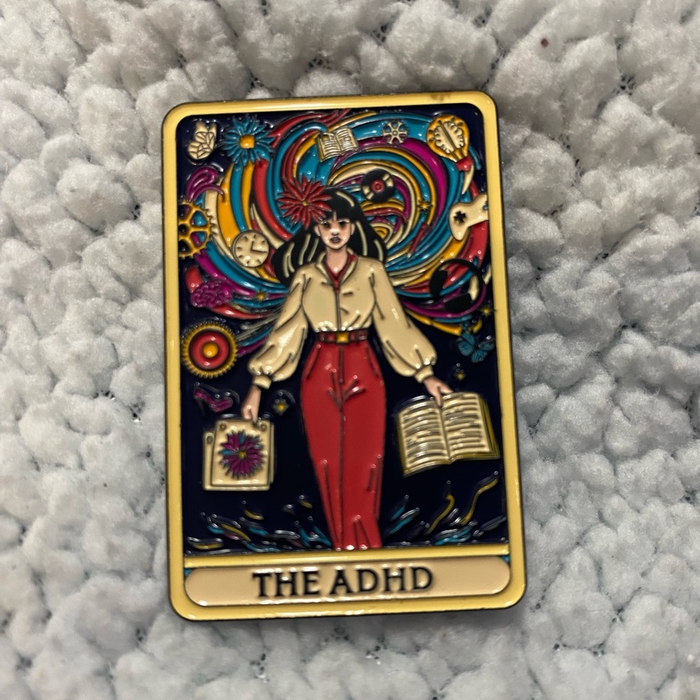 🎁BOHO🎁 Colorful ADHD Enamel Pin brooch
